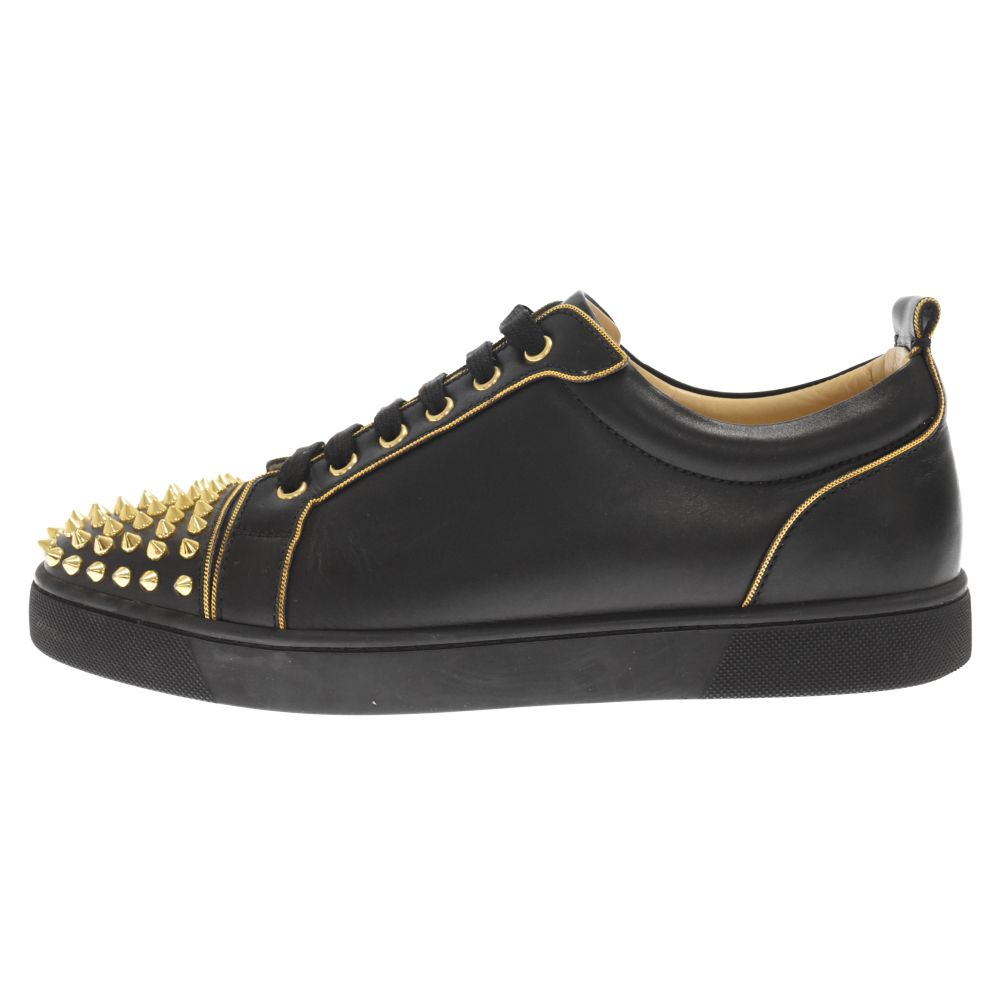 CHRISTIAN LOUBOUTIN (クリスチャンルブタン) スパイクスタッズ ローカットスニーカー ブラック