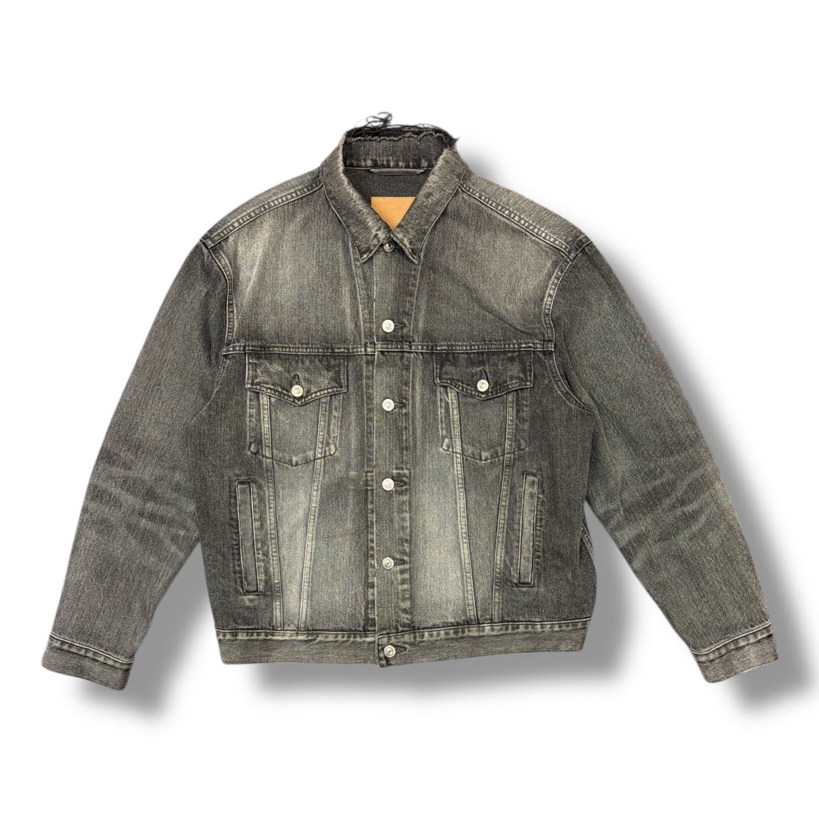 ジャケット・アウター balenciaga 17aw  size 50 国内正規 BALENCIAGA 17AW バックロゴデニムジャケット Gジャン