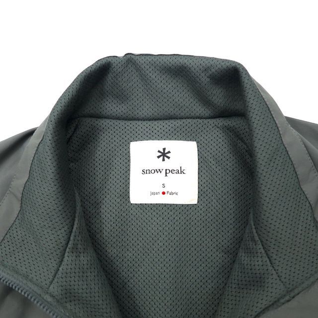 snow peak 2L オクタジャケット S グレー ナイロン ダブルジップ 2L  