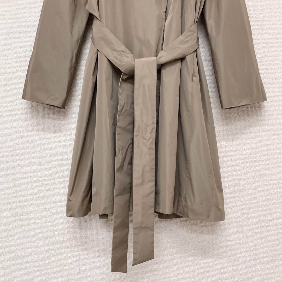 MOGA モガ ロングコート トレンチコート ベルト ポリエステル ブラウン