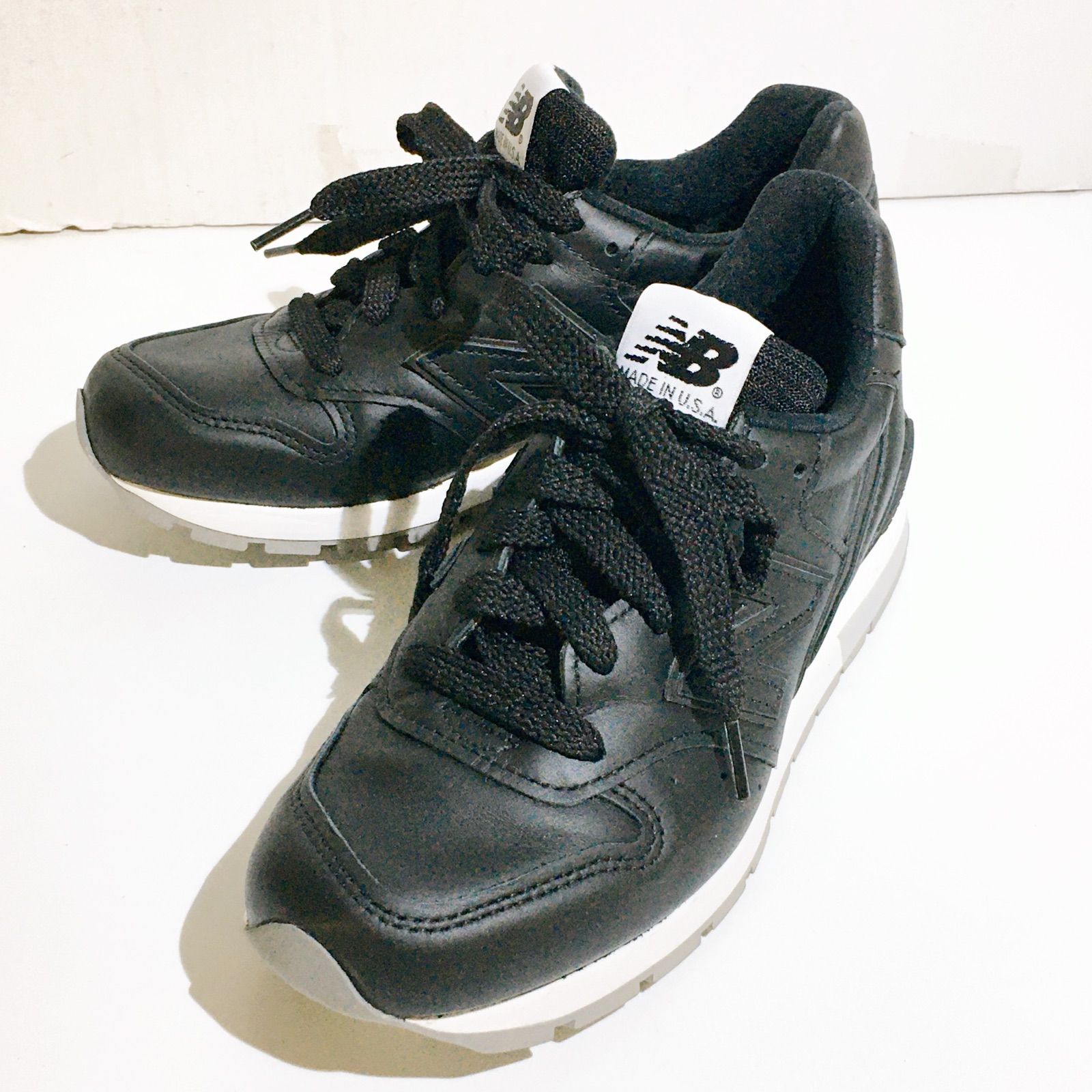 NEW BALANCE ニューバランス M996MUA スニーカー メンズ ブラック 22.5cm