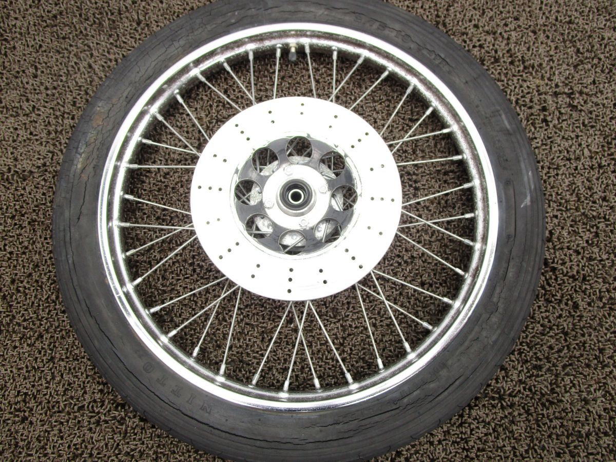 CB125JX フロントホイール ディスク V404！CB125J ホンダ 【 CB125JE 】 キャブ車