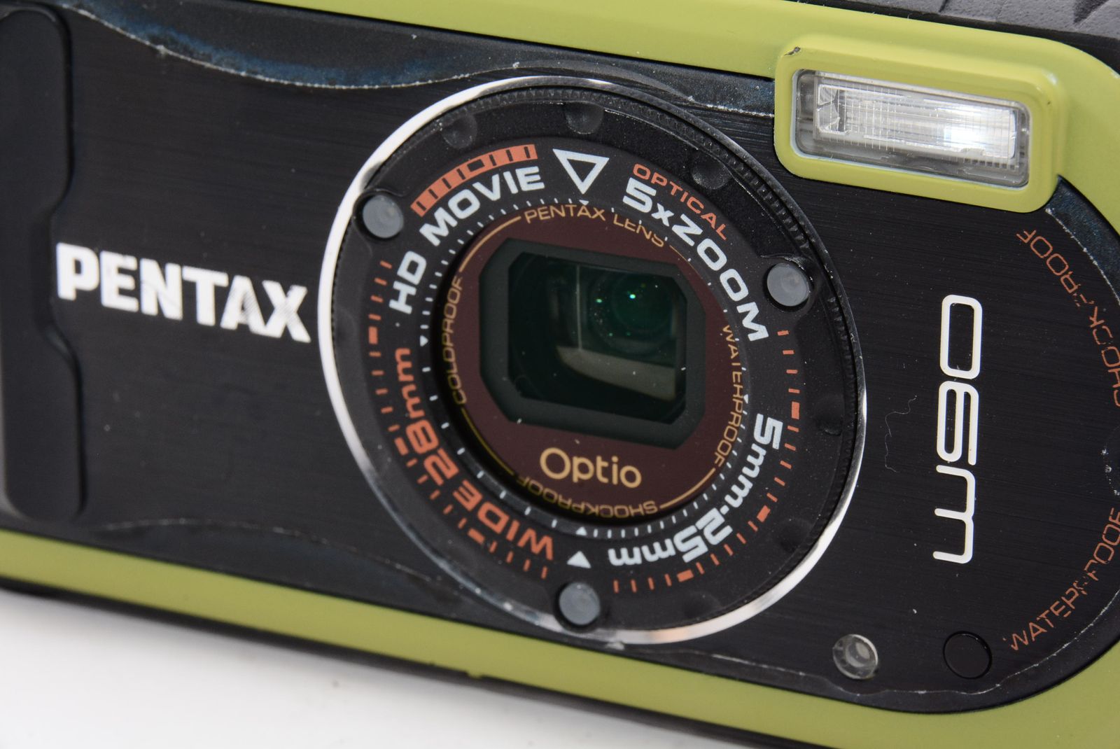 PENTAX 防水デジタルカメラ Optio W90 ピスタチオグリーン - メルカリ