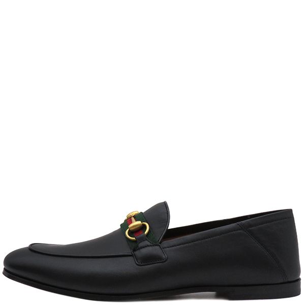 グッチ GUCCI 靴 ホースビット ローファー レザー ブラック #7.5
