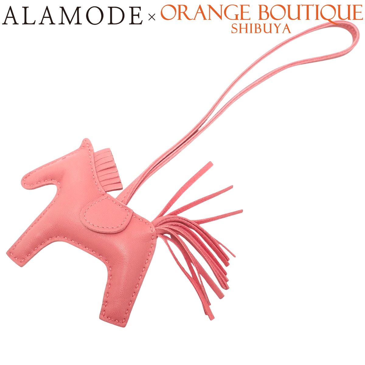 HERMES(エルメス) ロデオチャームPM ローズアザレ ピンク アニョーミロ  