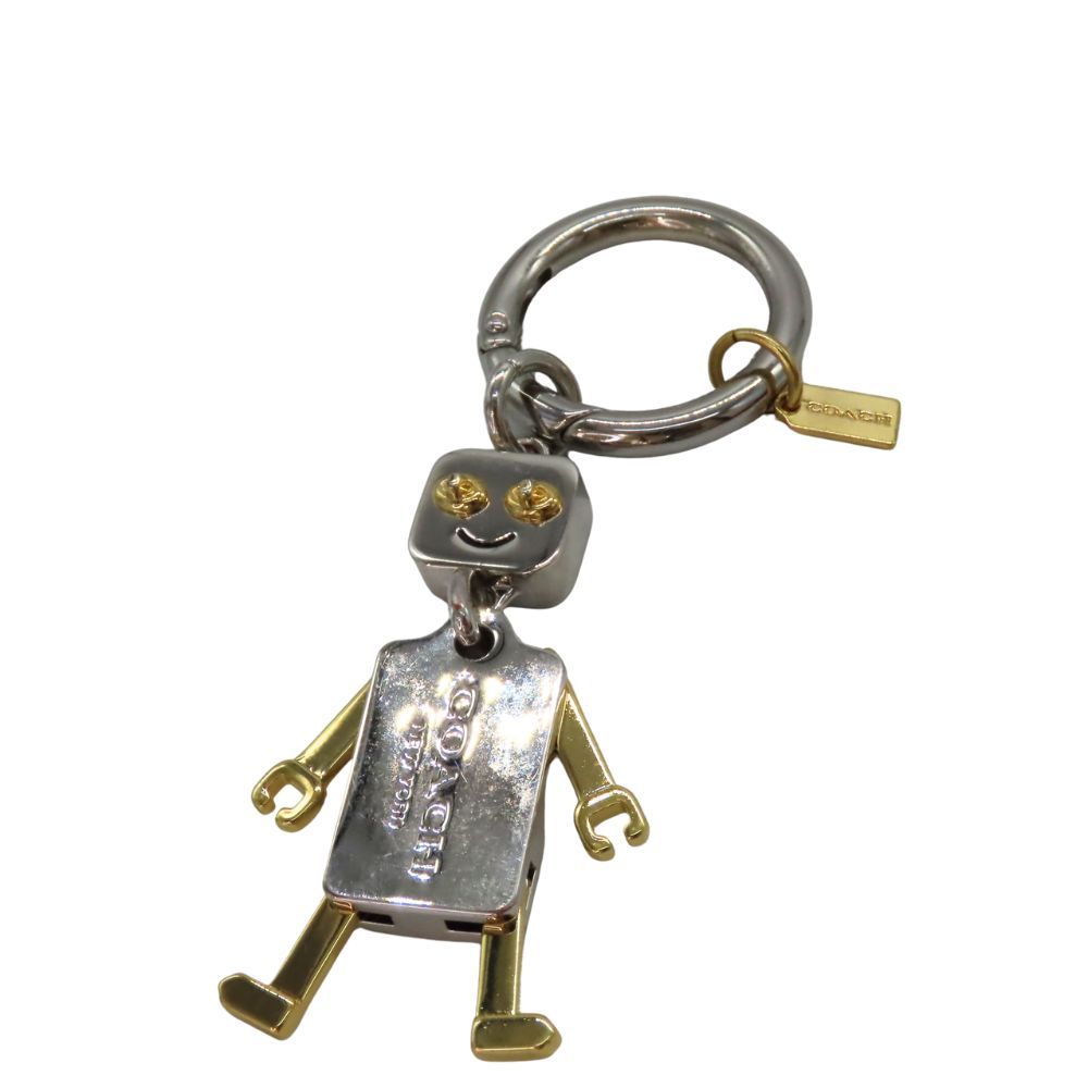 中古】COACH コーチ バッグチャーム ロボット F65429 モバブル