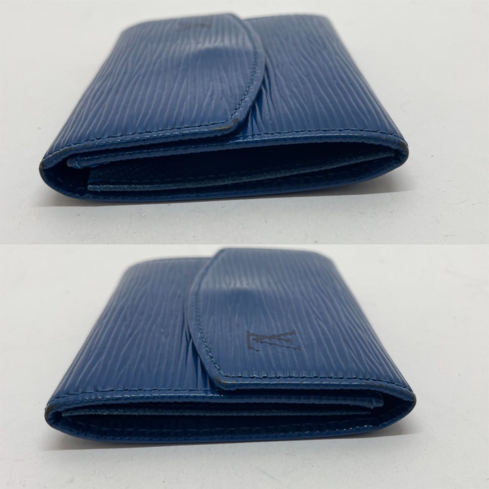 1073 LOUIS VUITTON ルイヴィトン エピ ブルー コインケース