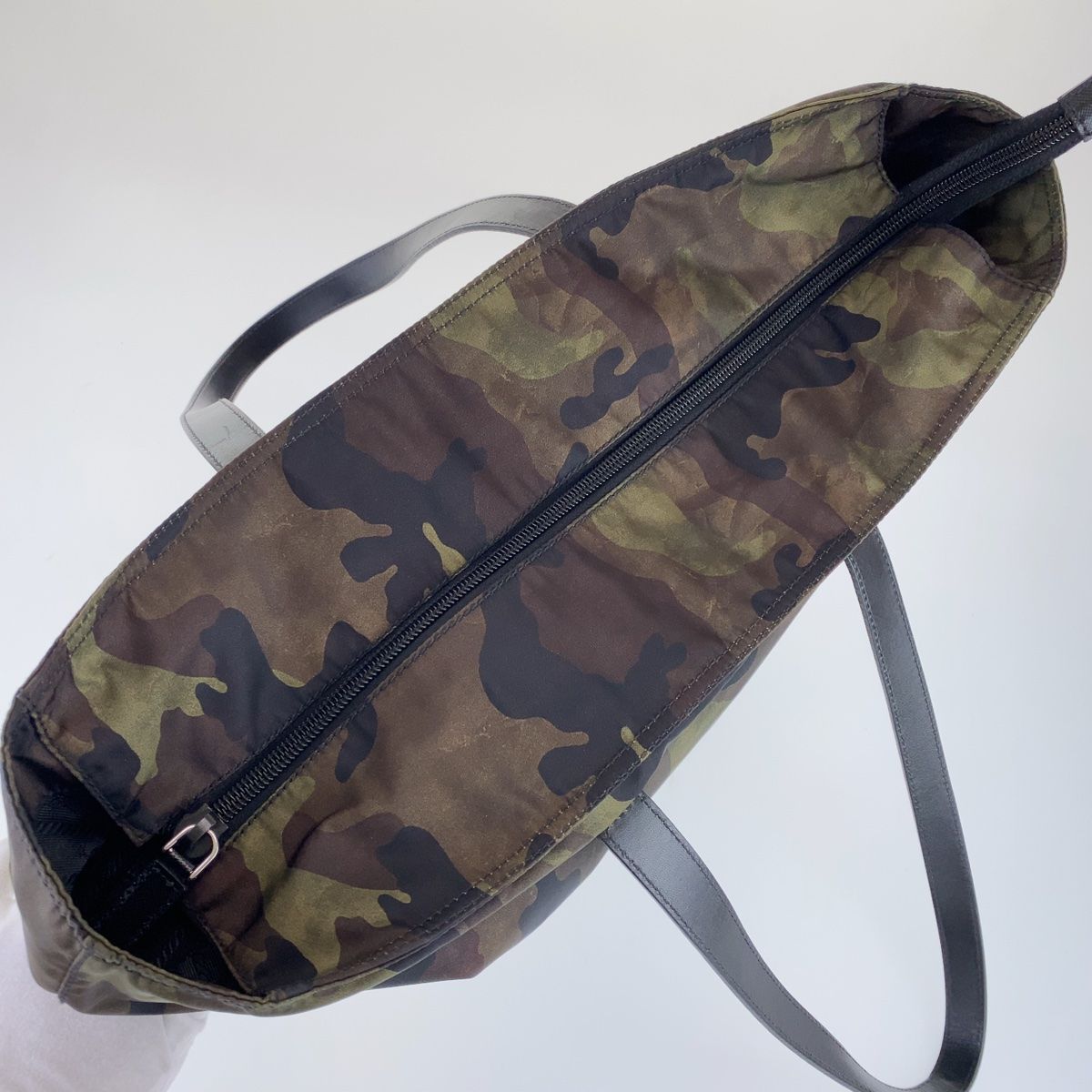 プラダ トートバッグ VA0883 PRADA プラダ テスート カモフラージュ カーキ グリーン マルチ