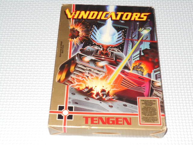 FC☆VINDICATORS NES 海外版 北米版 ハガキ付 端子清掃済☆箱付・説明