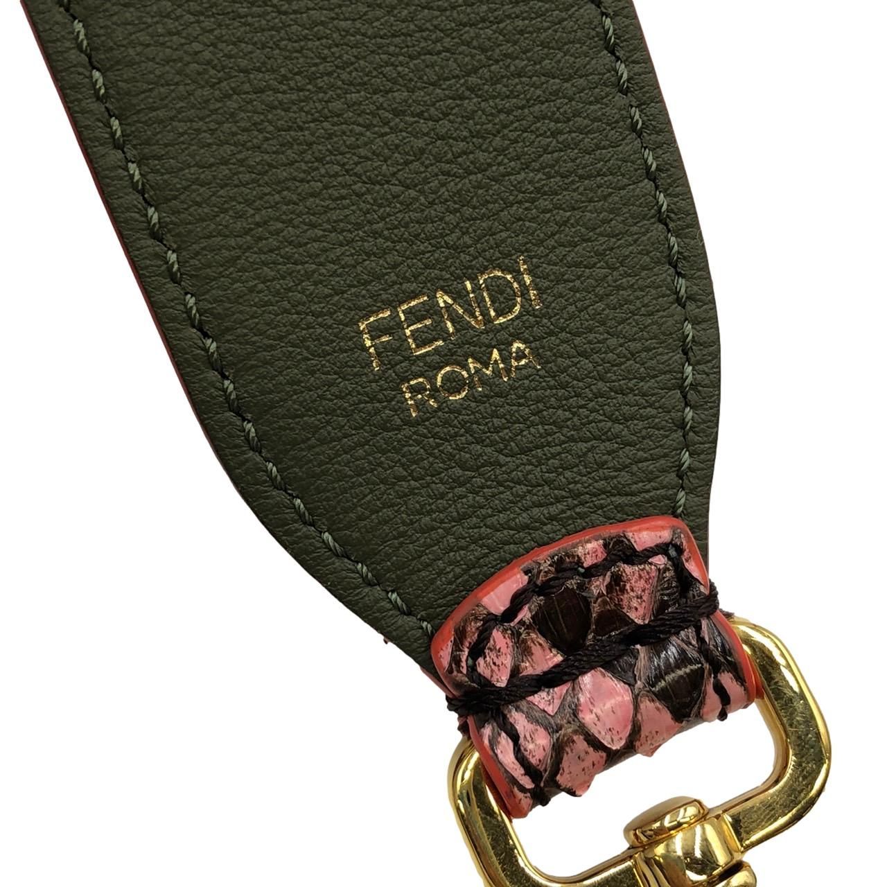 FENDI ショルダーストラップ パイソン - メルカリ