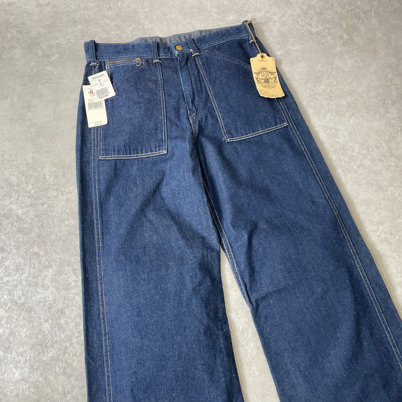 新品 RRL USA製 US.NAVY マリン ブーツカット フレア デニム 新品 RRL USA製 US.NAVY マリン ブーツカット フレア デニム