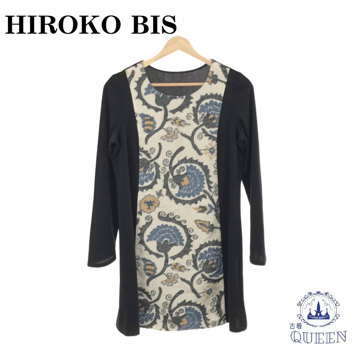 ☆美品☆ HIROKO BIS ヒロコビス トップス チュニック プリント 長袖