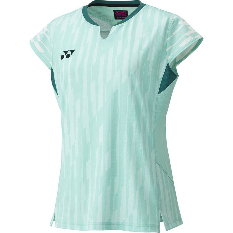 YONEX ヨネックス ウィメンズゲームシャツ バドミントン ゲームシャツウィメンズ 20860-540 ライトターコイズ