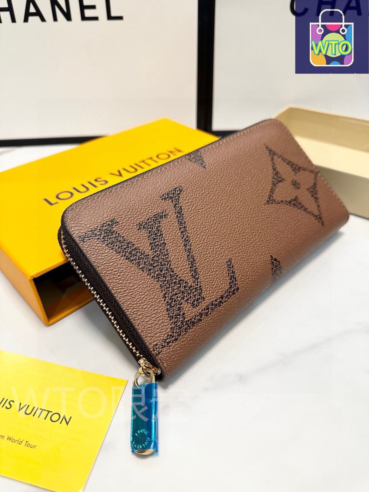 限定品◆関税なし【LOUIS VUITTON】ジッパーポーチ ブラック Louis Vuitton】今日特価！黒色 19x10cm 単ジッパーハンドポーチ