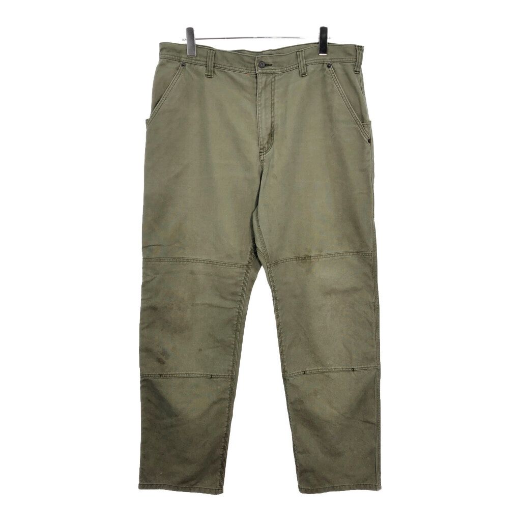 patagonia パタゴニア アイアン フォージ ダブルニーパンツ アウトドア オリーブ メンズ W38 古着 U2483
