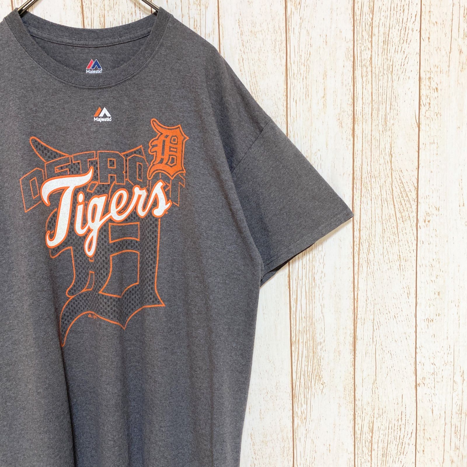 【海外 】Majestic MLB デトロイト・タイガース 公式 Tシャツ