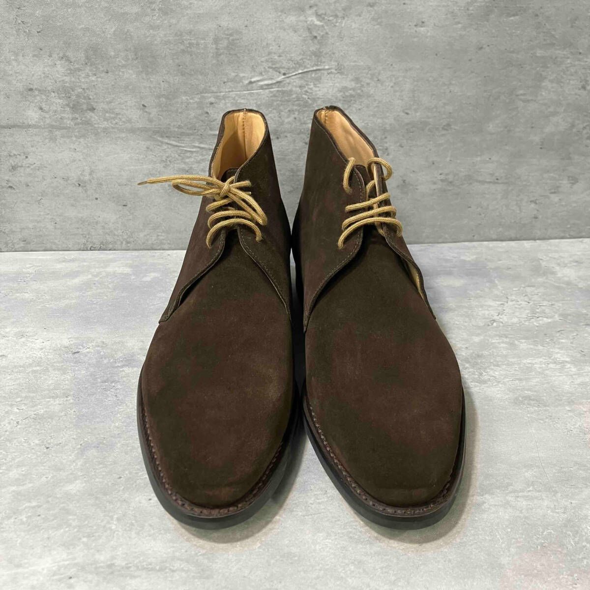 CROCKETT &JONES×PAUL SMITH COLLECTION スエードチャッカブーツ 