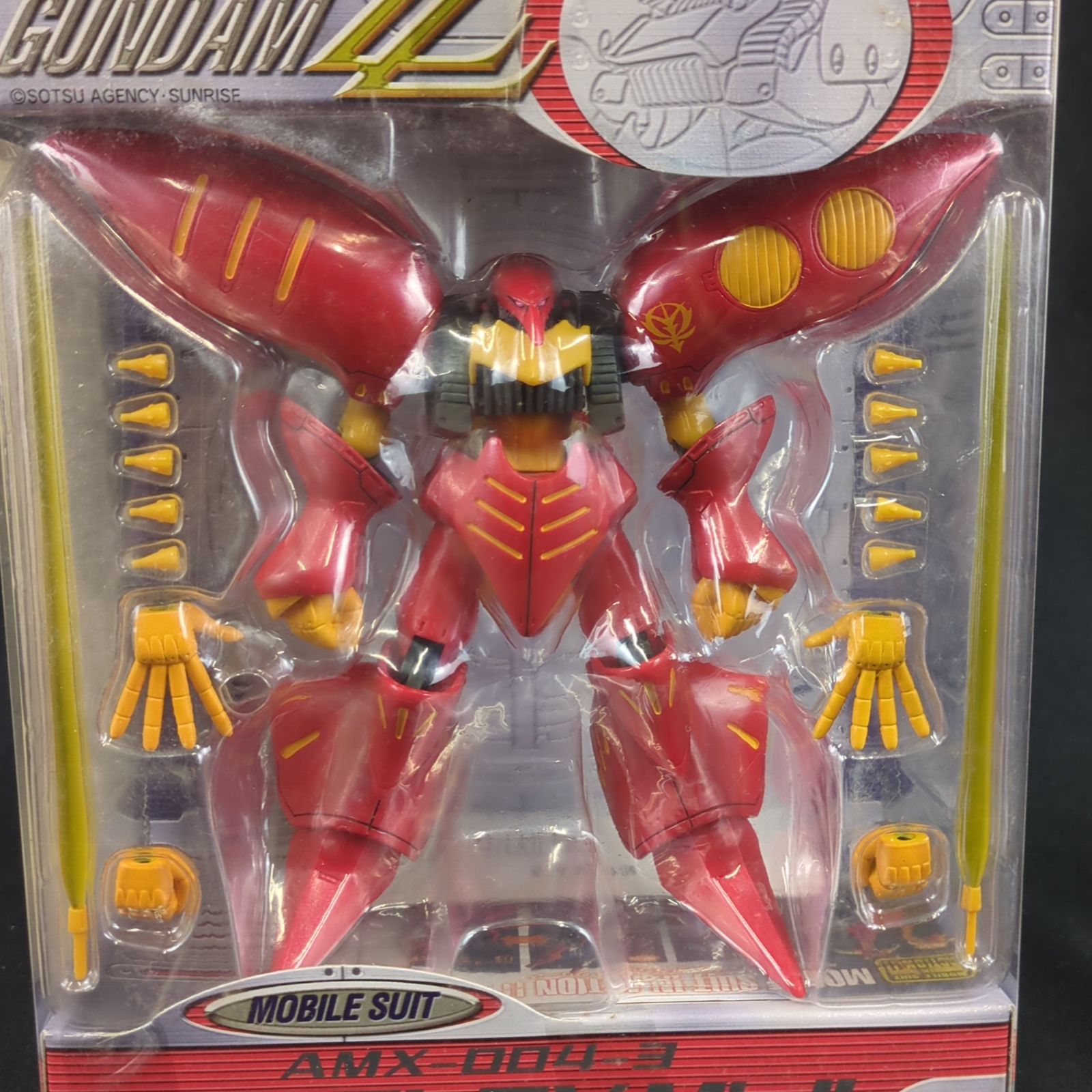 品 バンダイ MS in ACTION!! モビルスーツ イン アクション 機動戦士ガンダムZZ AMX 004‐3 キュベレイ Mk Ⅱ
