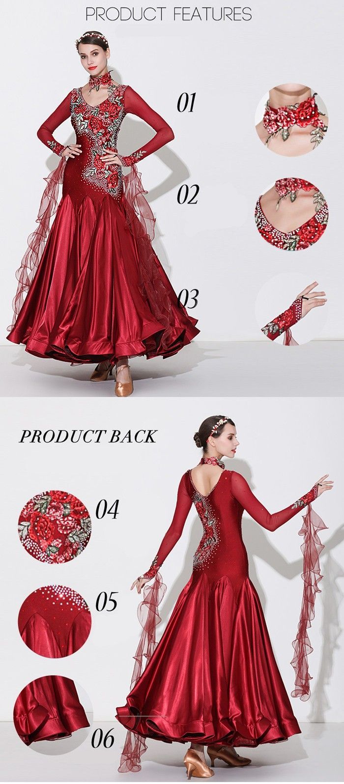 社交ダンスドレス