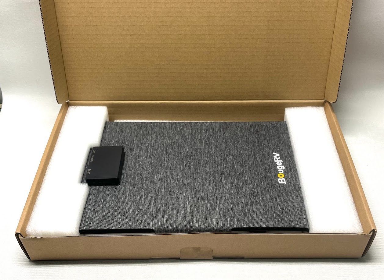 新品未開封 BougeRV 50W ポータブルソーラーパネル