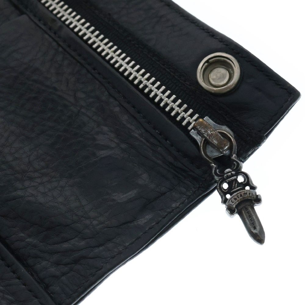 CHROME HEARTS (クロムハーツ) LONG WALLET グリーシー クロス