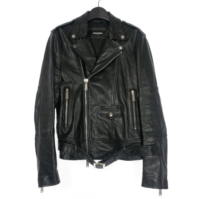 ディースクエアード DSQUARED2 15AW ダブル レザーライダース