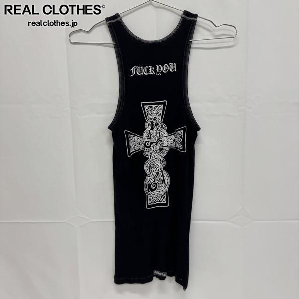 CHROME HEARTS|クロムハーツ オールドタグ ケルティック クロス プリント タンクトップ|M