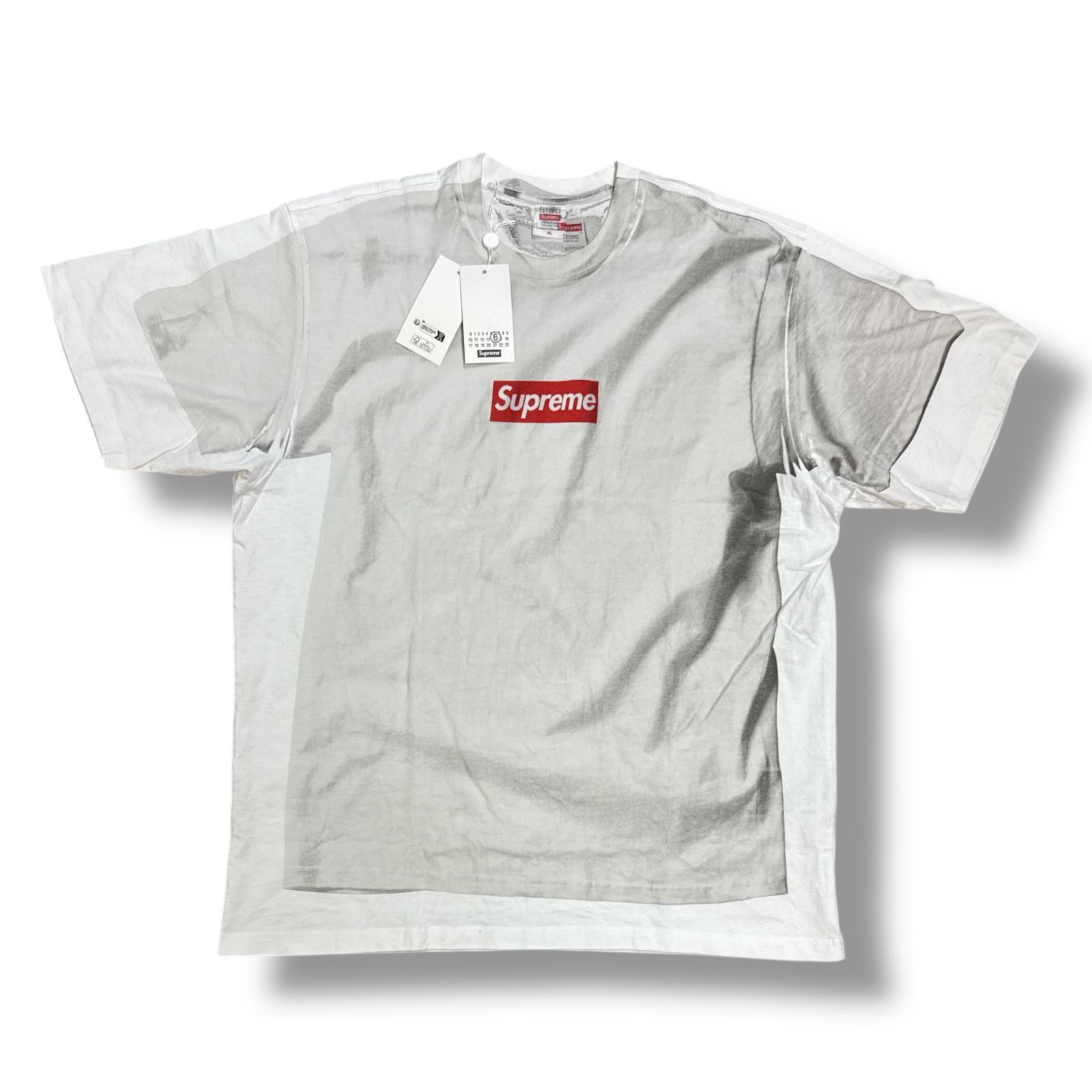 国内正規 未使用品 Supreme × MM6 Maison Margiela 24SS Box Logo Tee 
