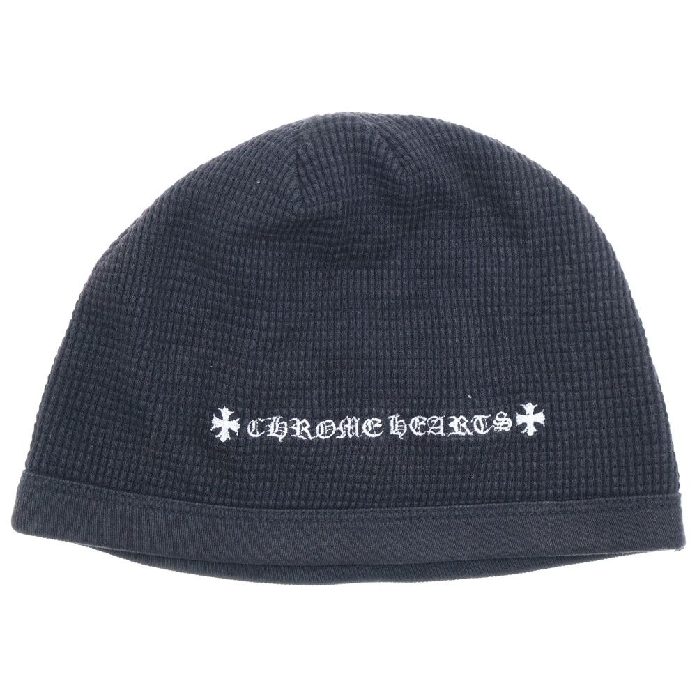 CHROME HEARTS サーマルビーニー クロス刺繍 ニット帽　クロムハーツ CHROME HEARTS (クロムハーツ) THERMAL BEANIE サーマルビーニー