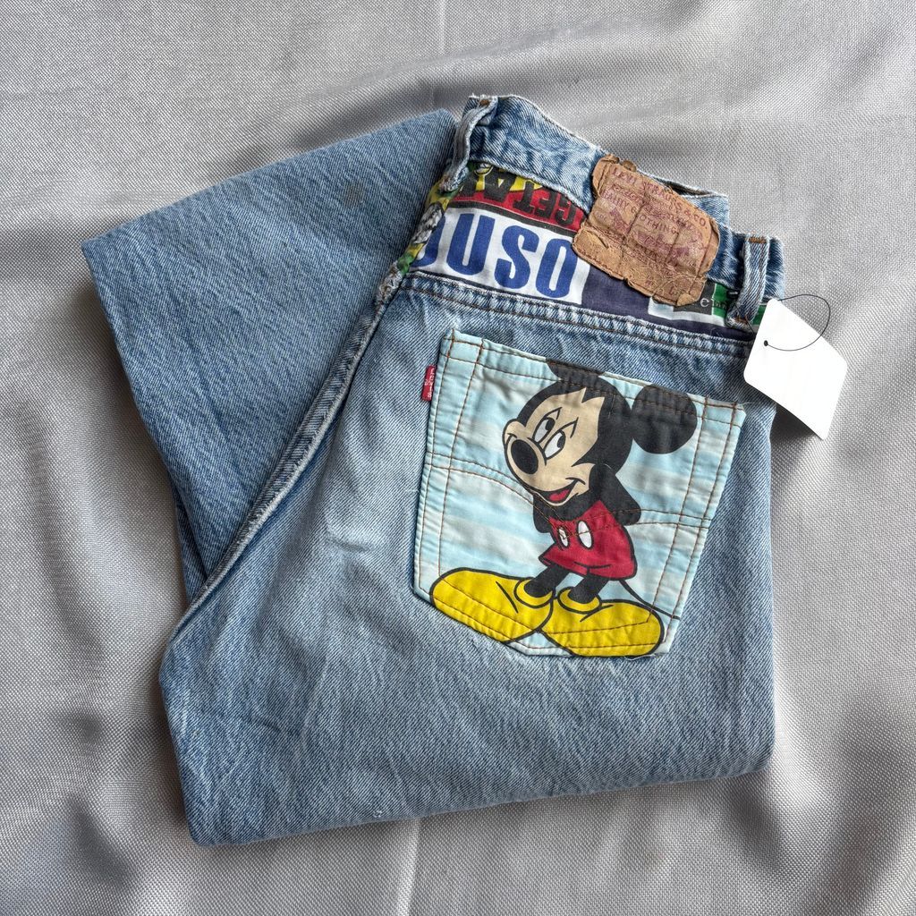 リメイクデニム　Levi's 501 USA デニムカバー Levi's 501xx Remake Denim Pants – ataco garage blog