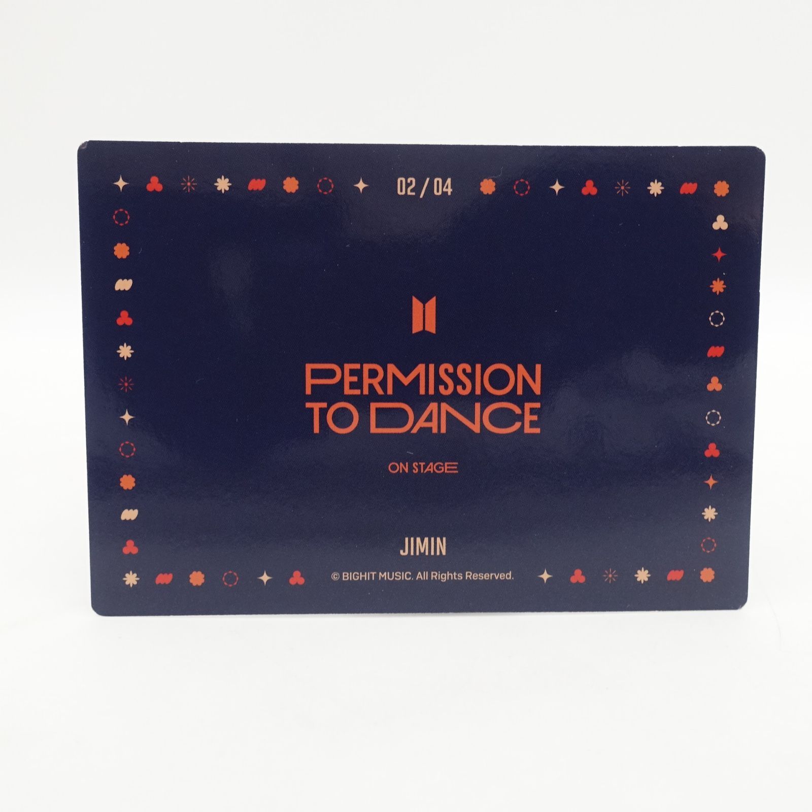 BTS PERMISSION TO DANCE ジミン フォトカードセット BTS ジミン PERMISSION TO DANCE ON STAGE トレカ フォト カード