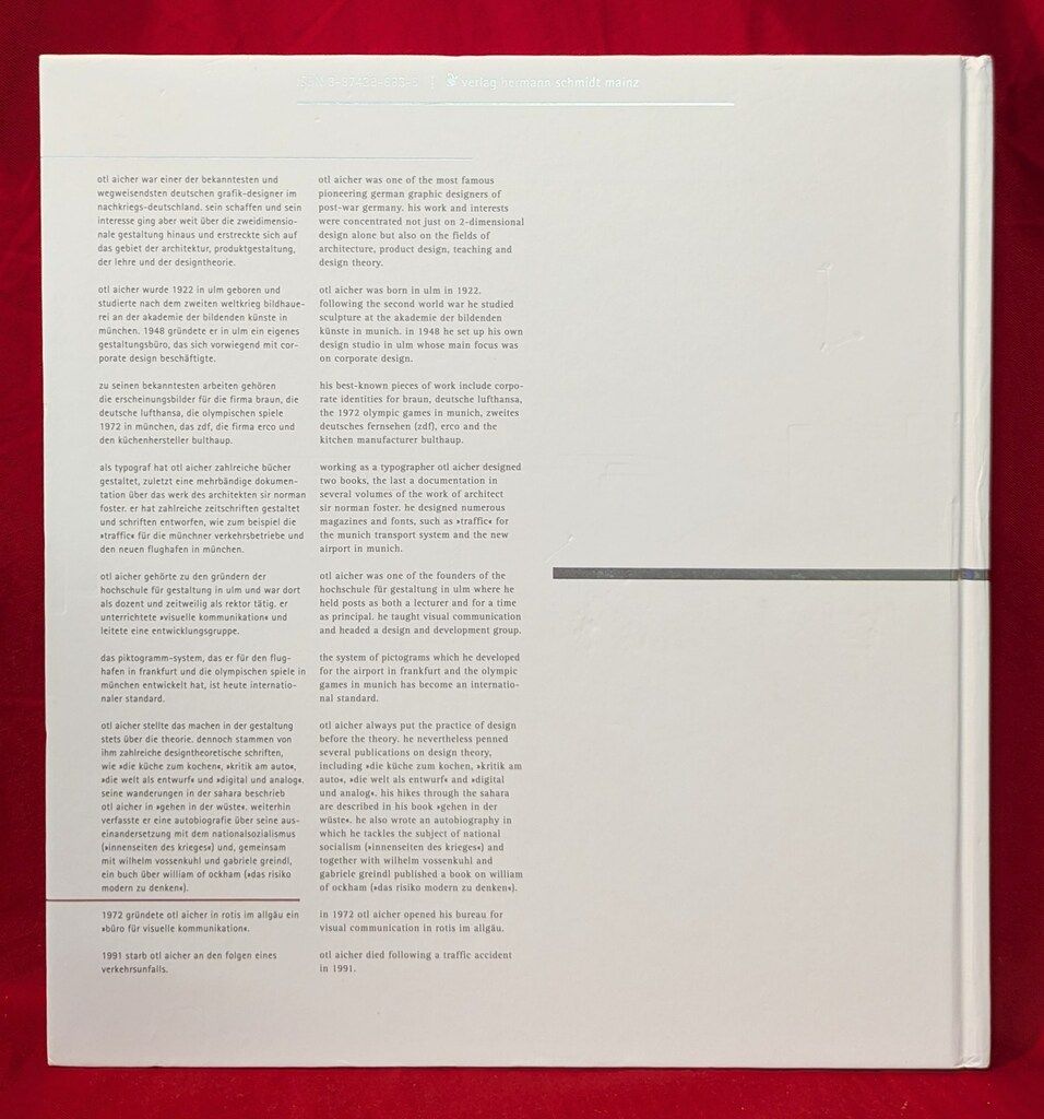 Otl Aicher Typographie