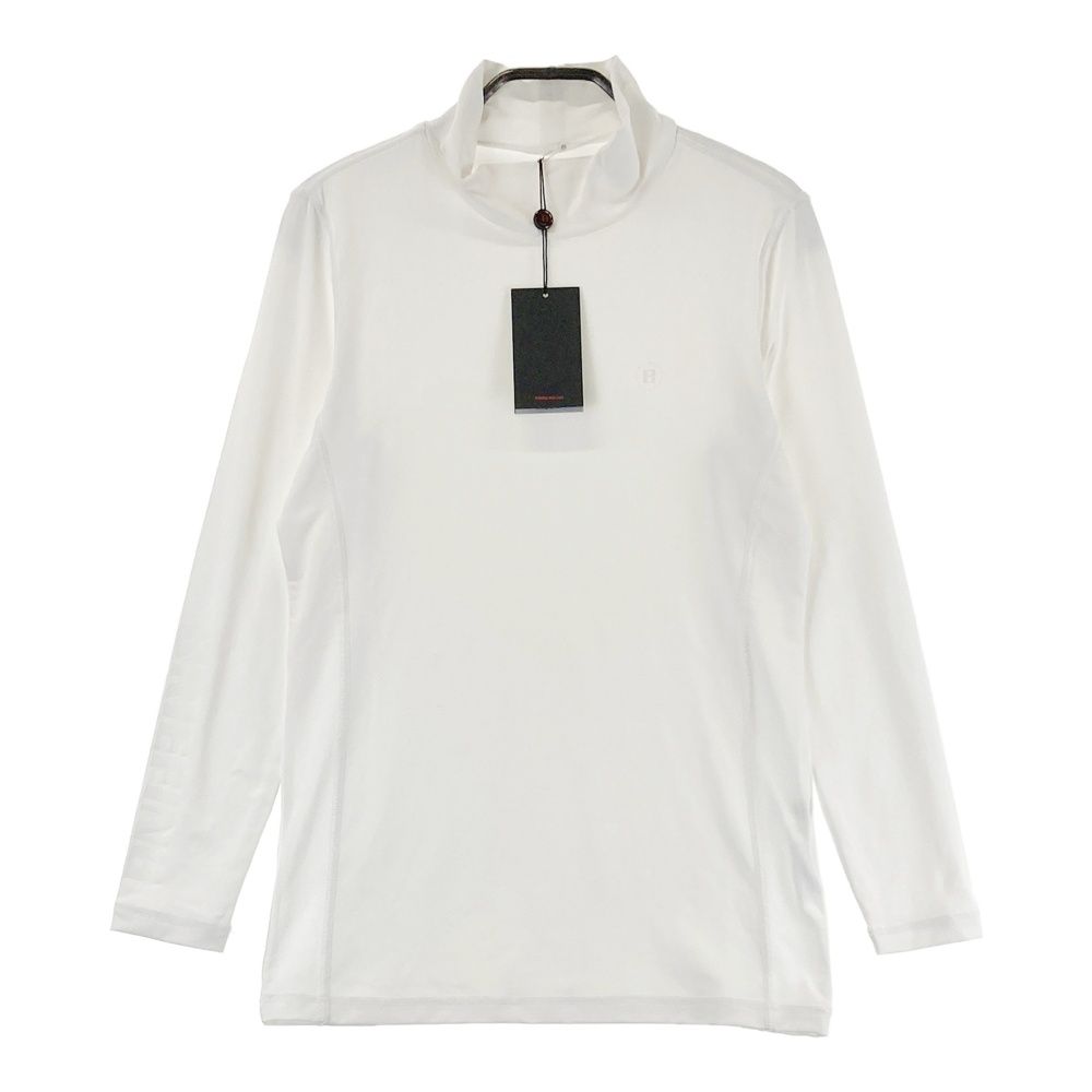 サイズ M BRIEFING GOLF ブリーフィング ハイネック 長袖インナーTシャツ ホワイト系 240101536334 ゴルフウェア レディース ストスト