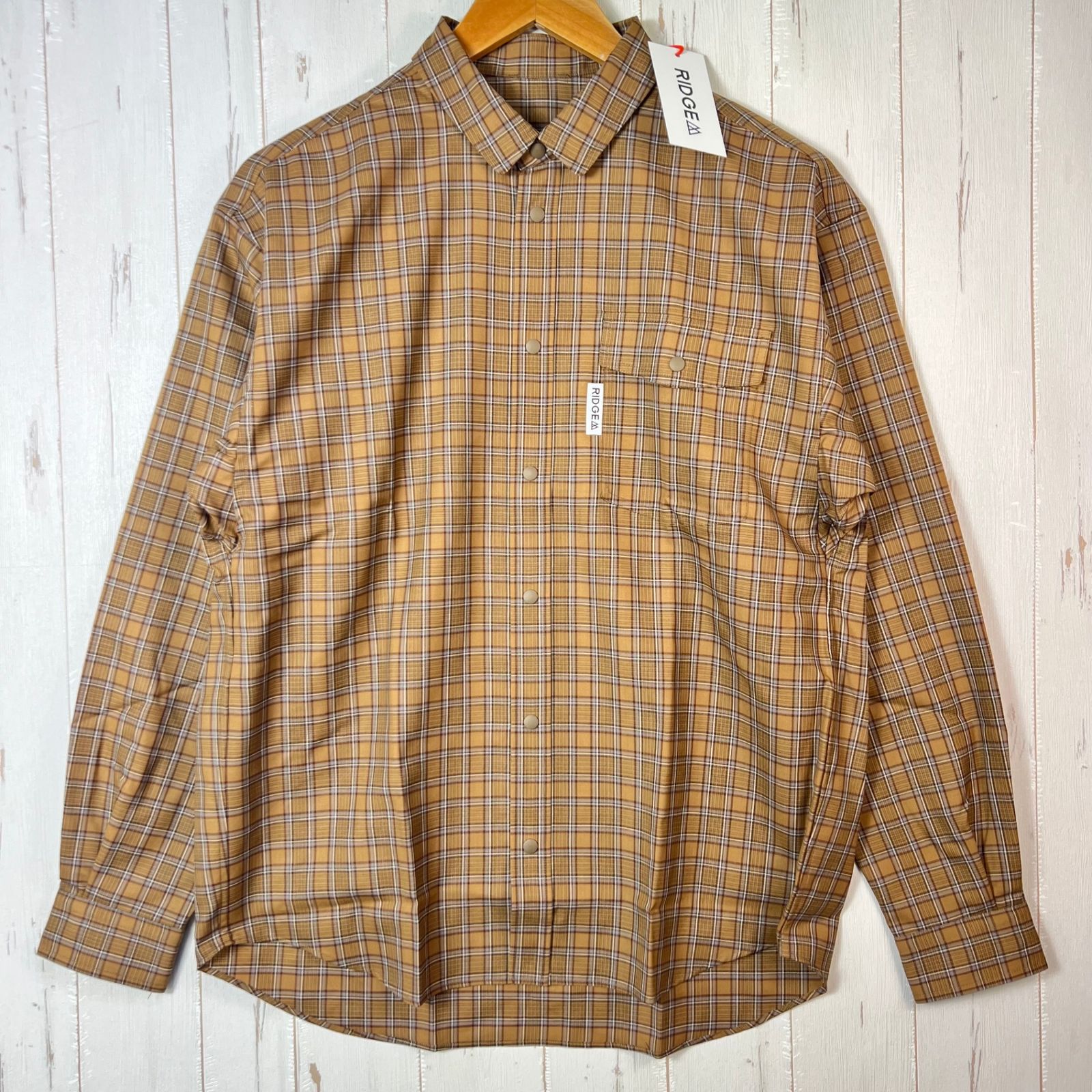 Women s S ブラウン系 Ridge Mountain Gear リッジマウンテンギア メリノ ベーシック ロングスリーブシャツ Merino Basic LongSleeve Shirt Mocha Plaid メリノウール