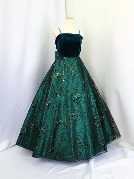 ゆめりすとベルトーリア ロング丈 ディープグリーン 145：ピアノ