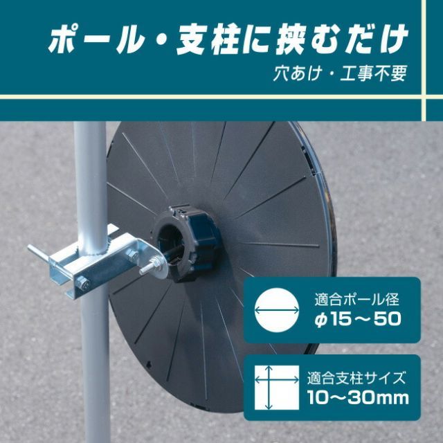 ＋アタッチメント ポール用金具