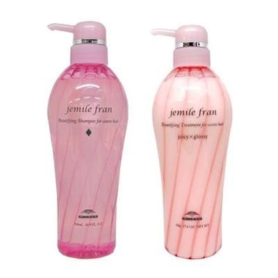 セット販売 ミルボン ジェミールフラン シャンプー D ダイヤ 500ml + トリートメント ジューシーグロッシー 500g 美容室専売 サロン専売 ボトル MILBON