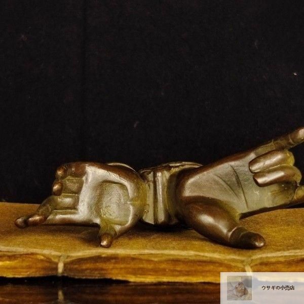 銅細工 仏手蓮華 置物 具 香道具 装飾品 工芸品 美術品 - メルカリ