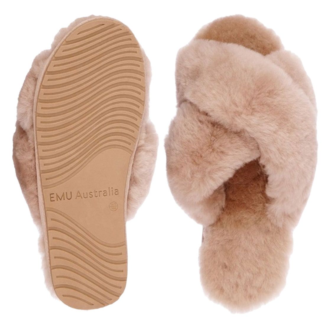 EMU エミュー スリッパ サンダル シープスキン ふわふわ もこもこ 防寒 メイベリー シューズ レディース 靴 ギフト Mayberry W11573 KIN-KAAI_COM