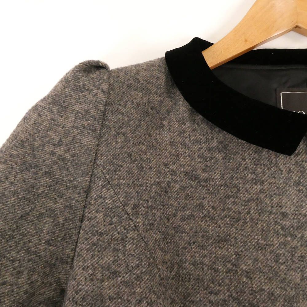 美品 FOXEY フォクシー 36285 ピチコリエ ウールコート 38 S