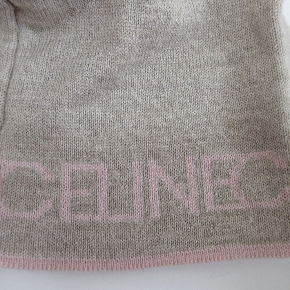 CELINE セリーヌ ロゴ ビーニー ワッチキャップ ニットキャップ
