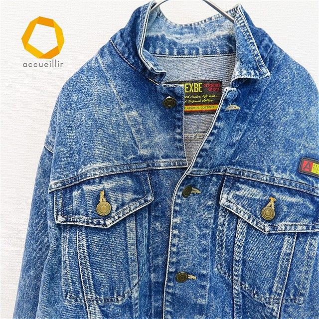 ヴィンテージ デニムジャケット ケミカルウォッシュ 平成 グランジ アーカイブ ヴィンテージ デニムジャケット ケミカルウォッシュ 平成 グランジ