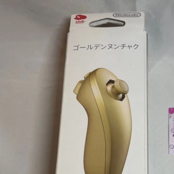 極美品】Wii ゴールド ヌンチャク クラブニンテンドー 限定