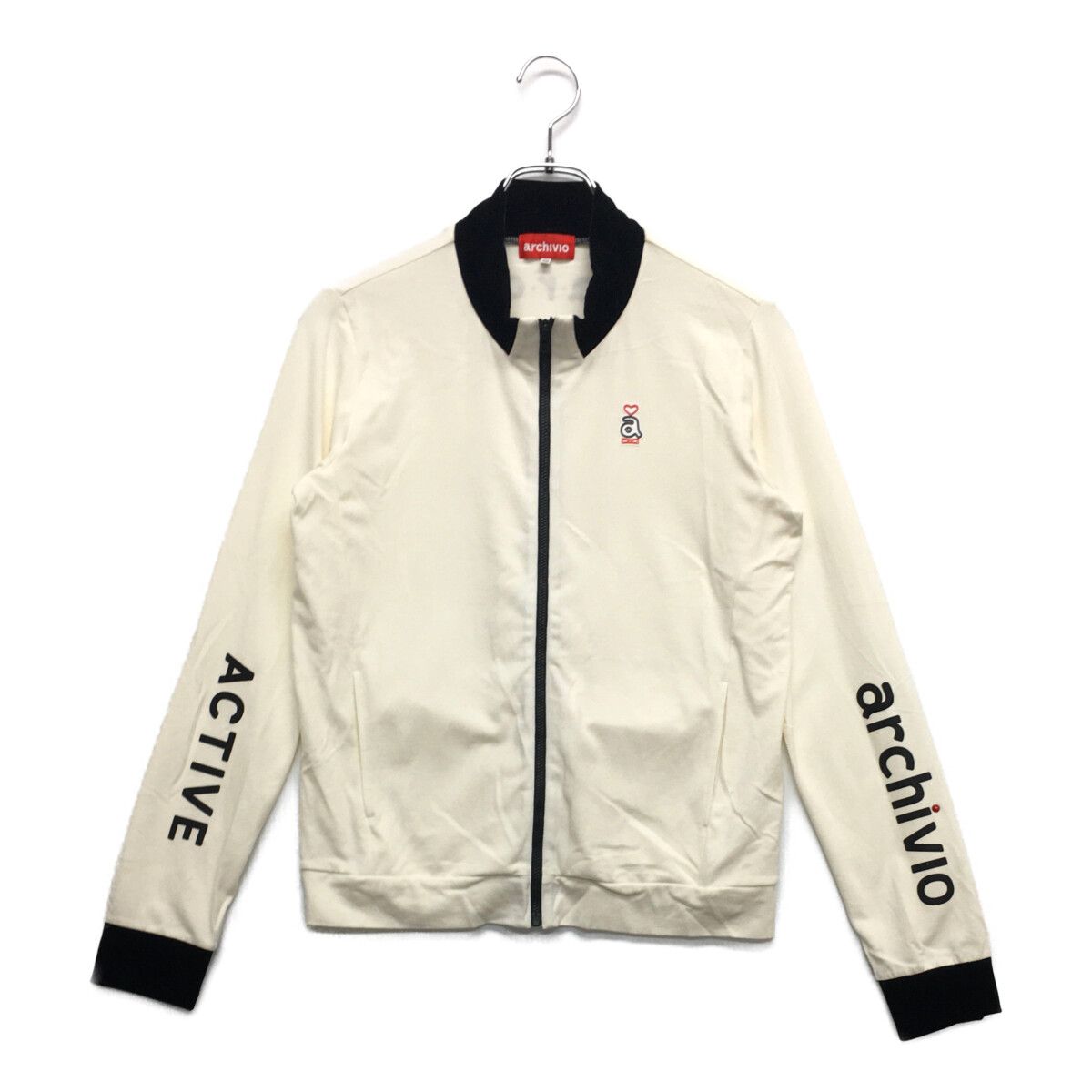 アルチビオ ブルゾン 40サイズ Lサイズ ホワイト ゴルフウェア