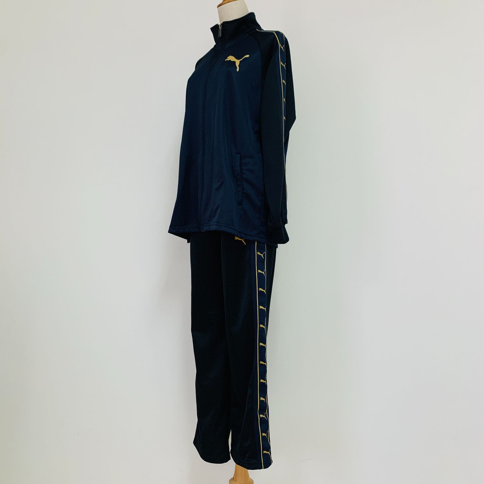 00s 日本製 美品 PUMA プーマ ジャージ 上下セットアップ メンズ ユニ 