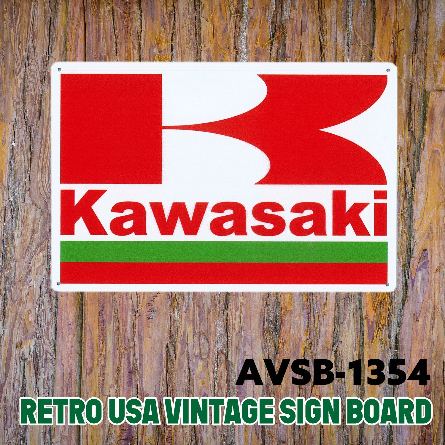 バイク オートバイ カワサキ KAWASAKI アメリカン雑貨 ブリキ