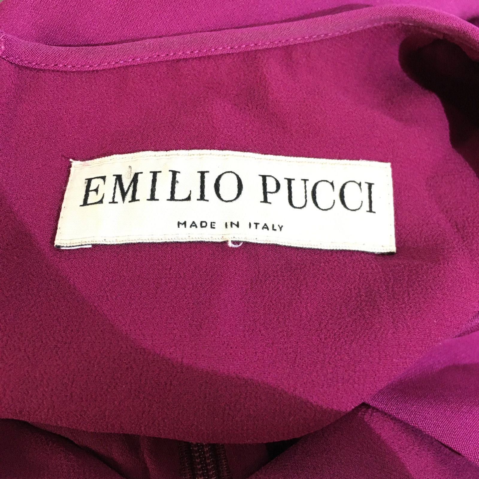 最終価格 11/13停止】 【美品】EMILIO PUCCI エミリオプッチ 袖フレア  