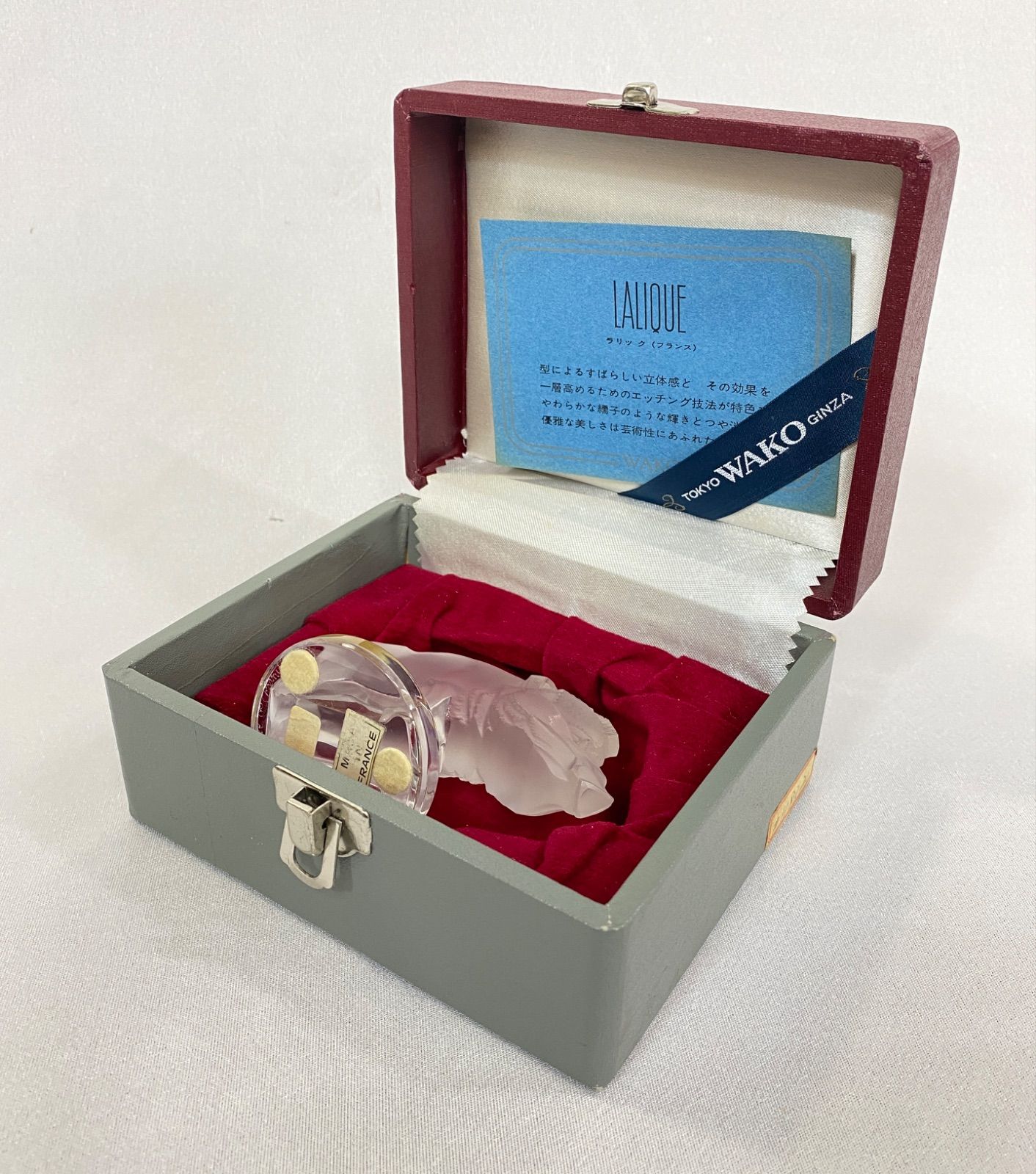 ラリック ペーパーウェイト 猪