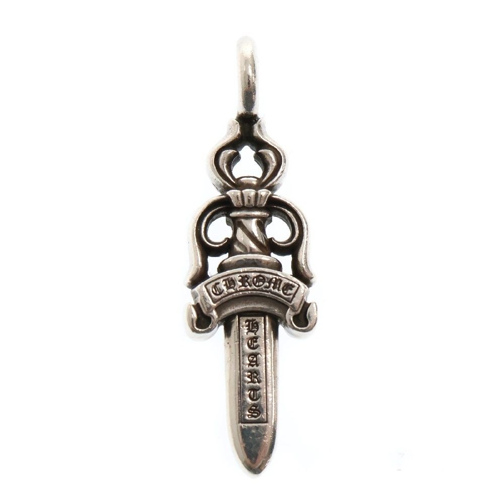 CHROME HEARTS クロムハーツ DOUBLE DAGGER ダブルダガーペンダントトップ シルバー BCA251