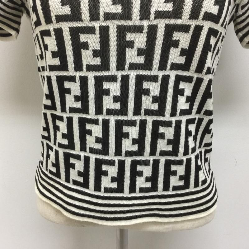 FENDI イタリア製 ズッカ柄 半袖サマーニット スカートセットアップ  